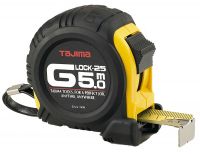 Рулетка G LOCK 5м/25мм, цвет черно-желтый, 6 шт./комплект TAJIMA G5P50MTD