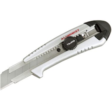 Нож TAJIMA Aluminist, 25 мм, 3 лезвия, винт.стопор. TAJIMA AC701SB ― TAJIMA SHOP