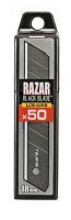 Лезвия Razar Black, 18 мм, для ножей  LC-500,501,520,521,510 /50 шт. в футляре TAJIMA LCB50RB-50H/K1