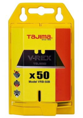 Лезвия V-REX II, для трапезоидных ножей /50 шт. в футляре TAJIMA VRB2-50BY1 ― TAJIMA SHOP