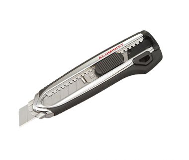 Нож Aluminist, 18 мм, серебристый алюминиевый корпус, 3 лезвия TAJIMA AC500B/S1 ― TAJIMA SHOP