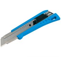 Нож LC-500, 18 мм с автофиксацией лезвия, цвет синий, 3 лезвия в наборе TAJIMA LC500