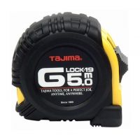 Рулетка G LOCK 5м/25мм, цвет черно-желтый, 6 шт./комплект TAJIMA G5P50MTD